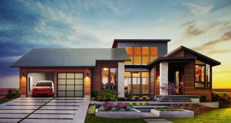 A great looking Solar Roof System from Tesla Energy
